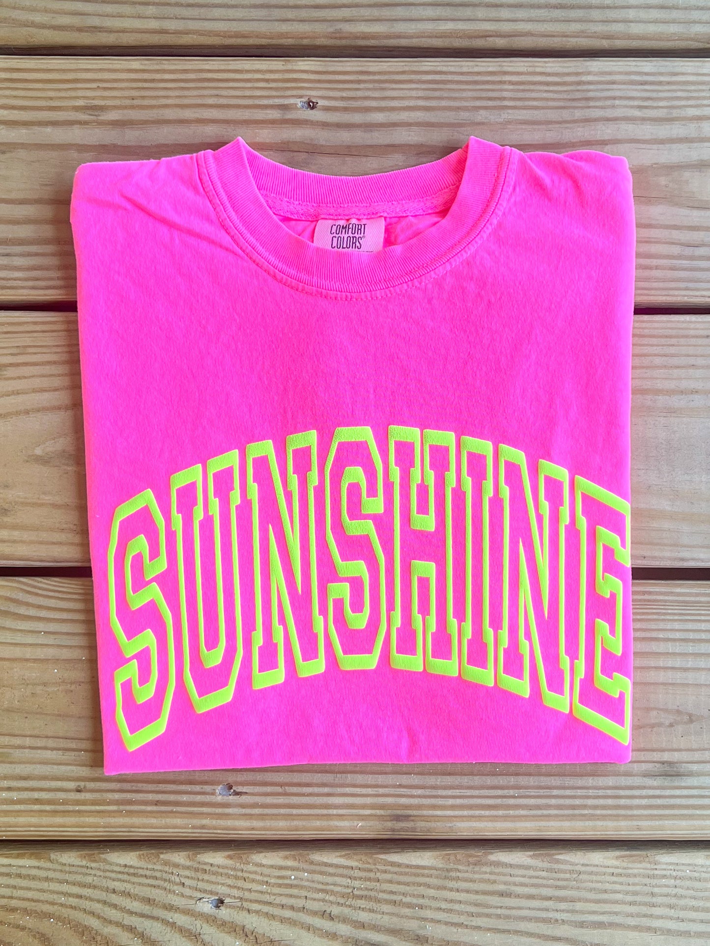 3D Puff Comfort Colors Sunshine T-Shirt