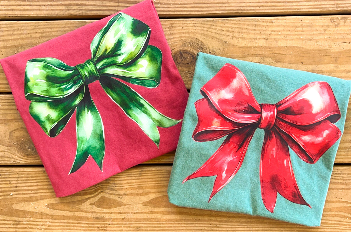 Christmas Bow - Comfort Colors