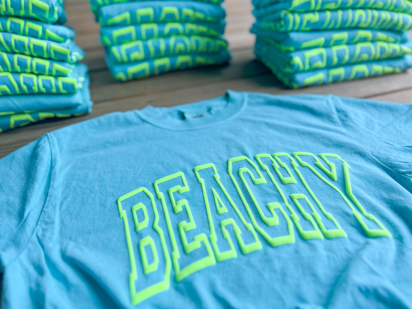 3D Puff Comfort Colors Beachy T-Shirt
