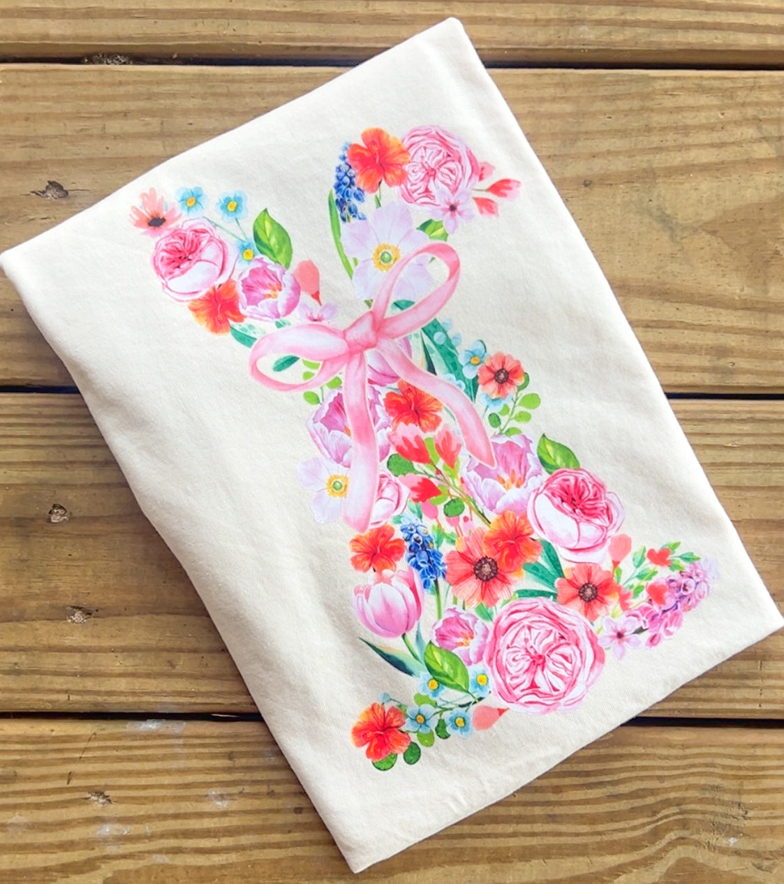Floral Bunny - Comfort Colors