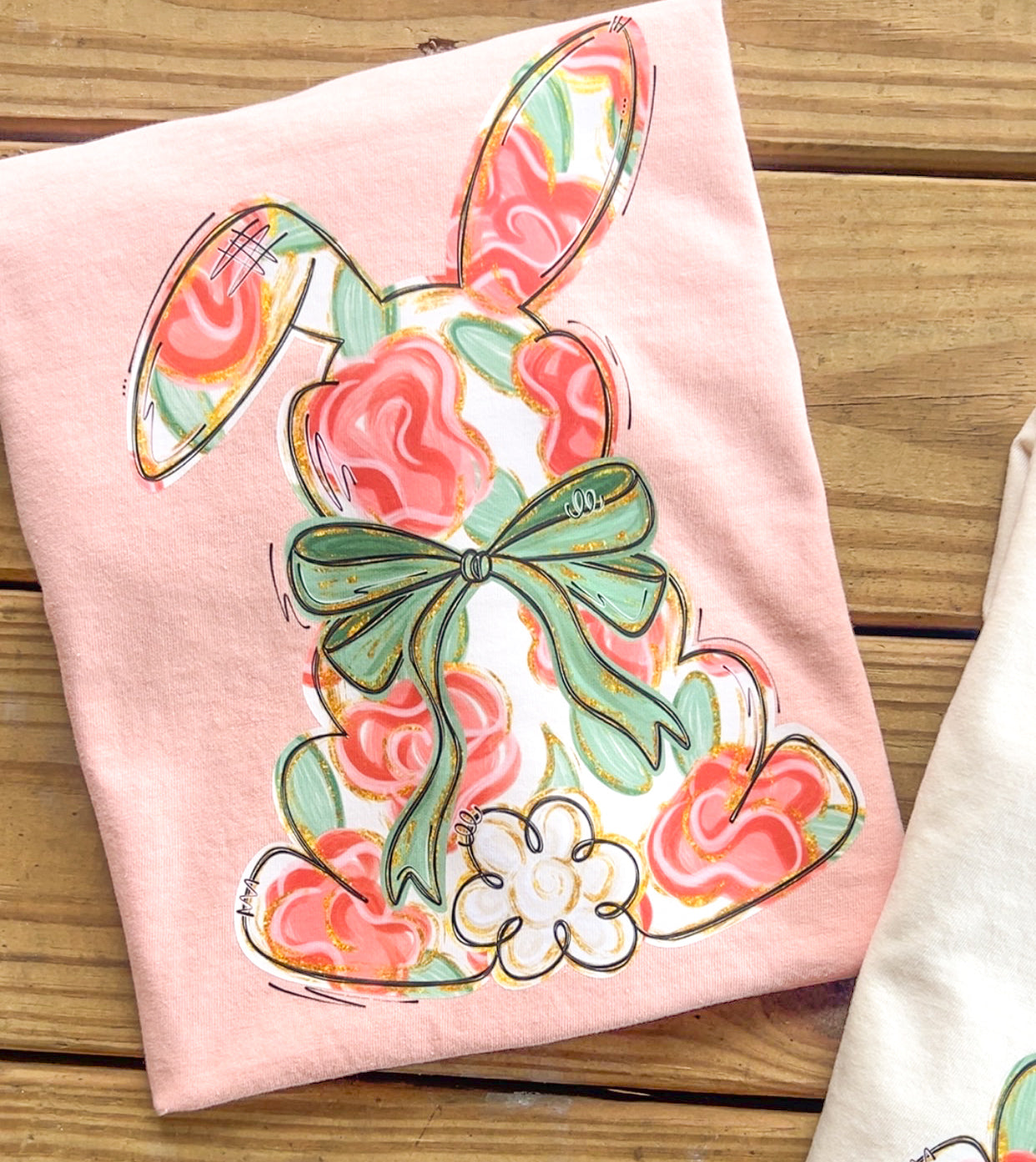Mauve Rose Bunnies - Comfort Colors