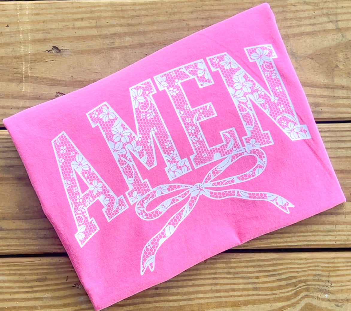 Amen Faux Lace - Comfort Colors