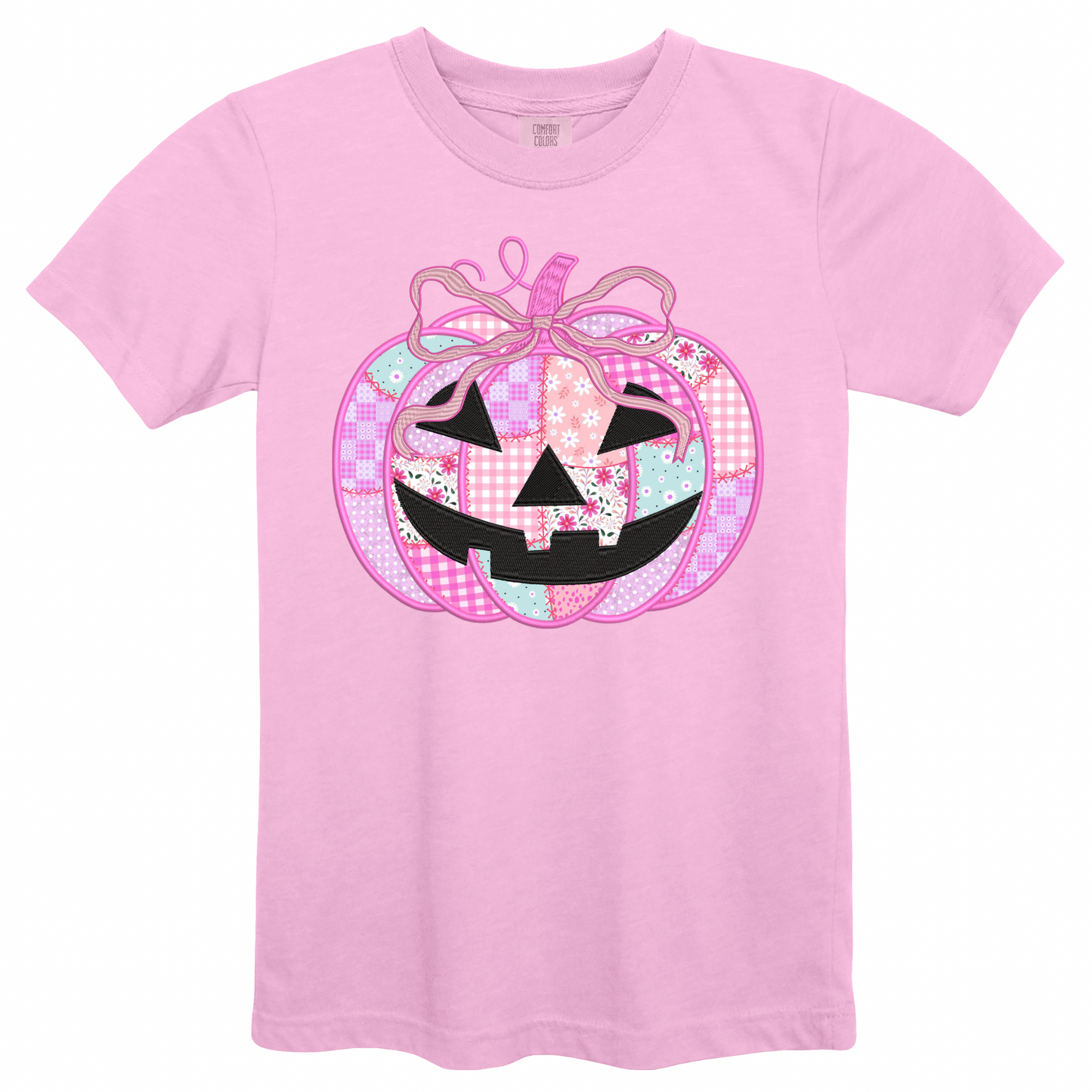 Preppy Patchwork Pumpkin - Comfort Colors