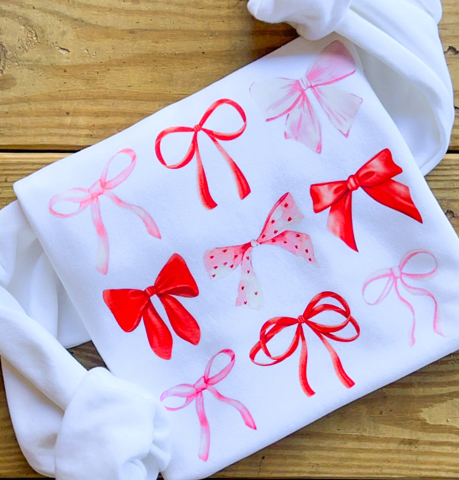 Valentine’s Coquette Bow Collage
