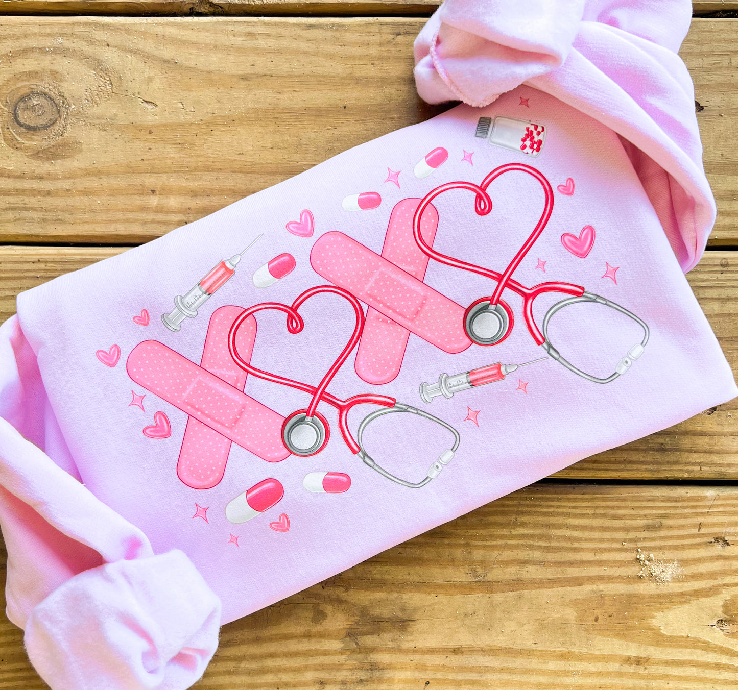 XOXO Stethoscope Sweatshirt