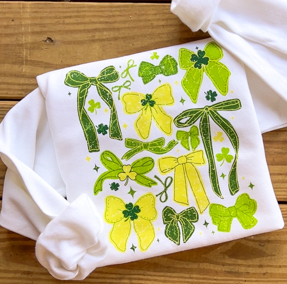 Green Bow Collage