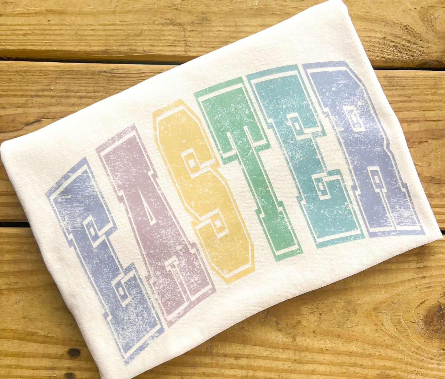 Easter Varsity Letters - Comfort Colors T-Shirt