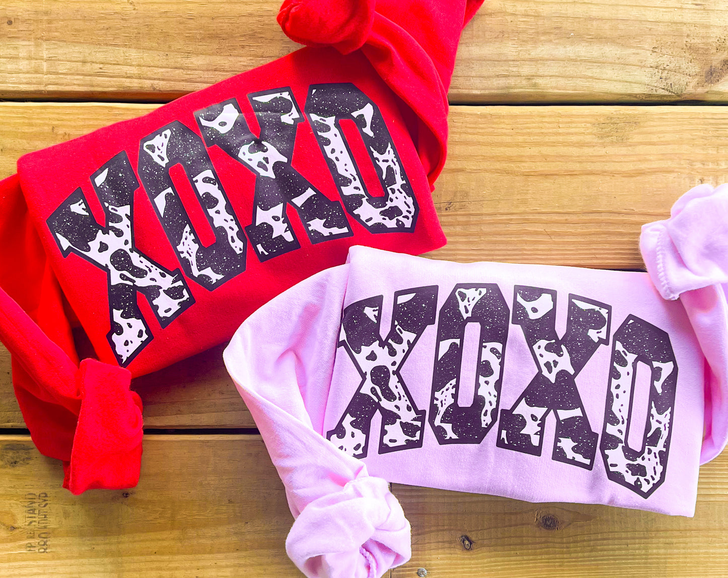 Cow Print XOXO Sweatshirt