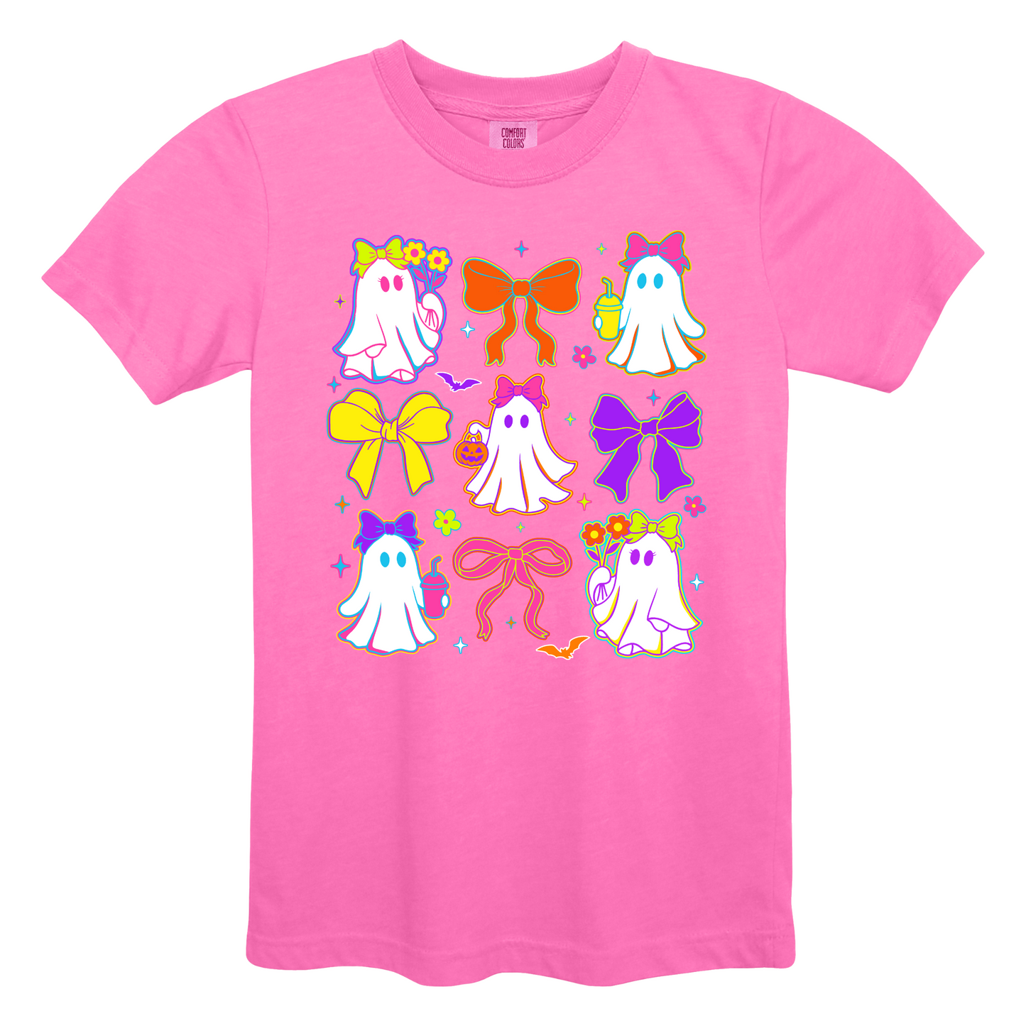 Neon Ghost Collage - Comfort Colors T-Shirt