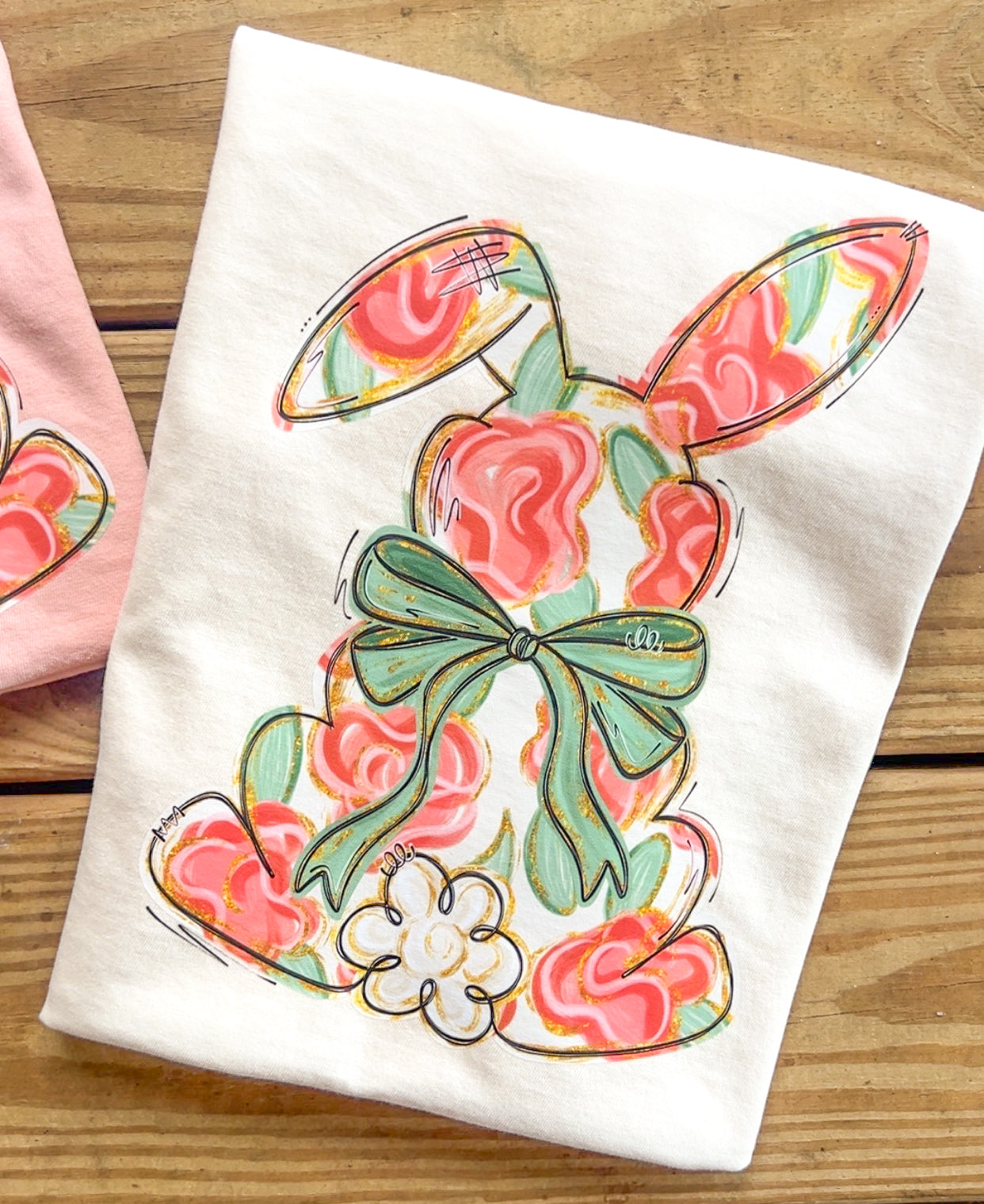 Mauve Rose Bunnies - Comfort Colors