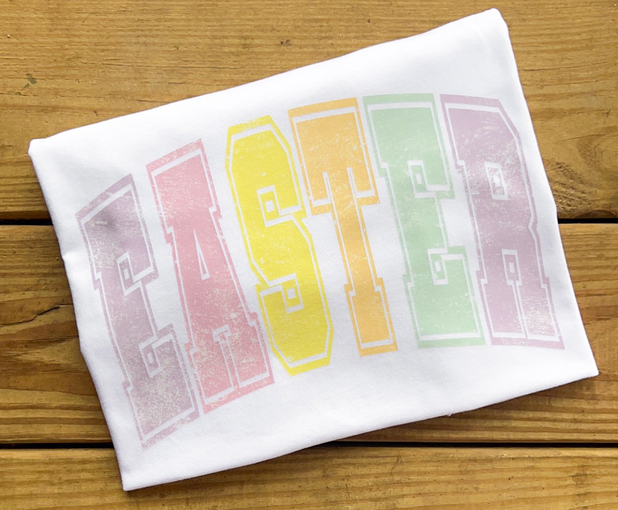 Easter Pastel Varsity Letters