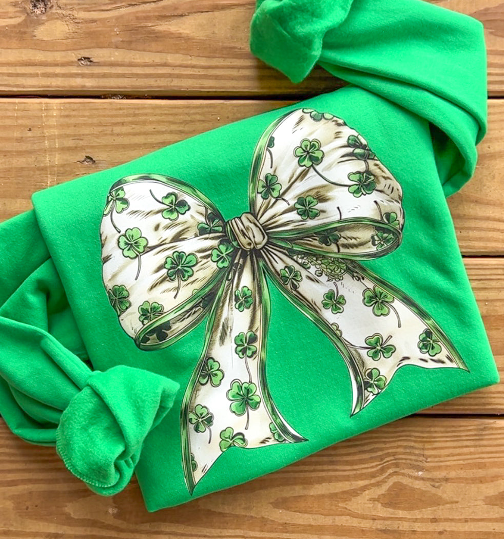 Clover Bow Sweatshirt