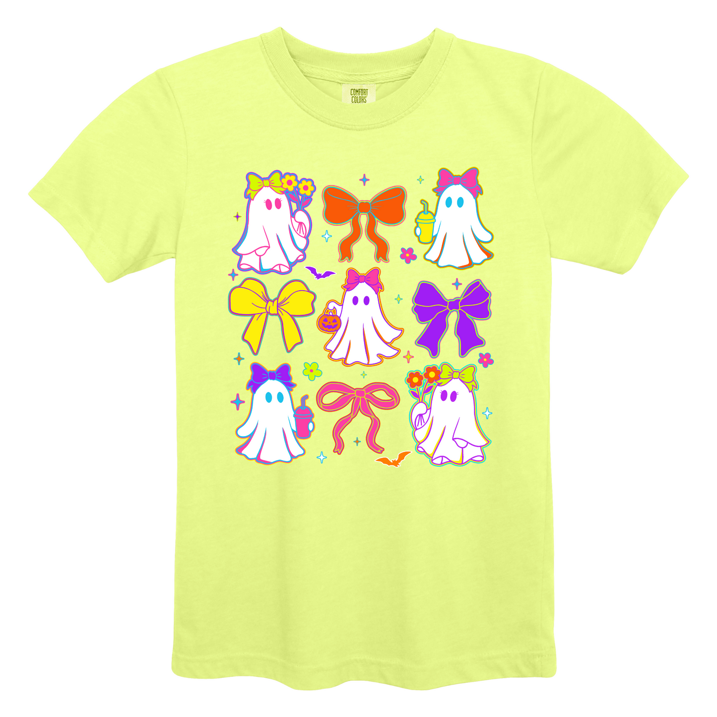 Neon Ghost Collage - Comfort Colors T-Shirt