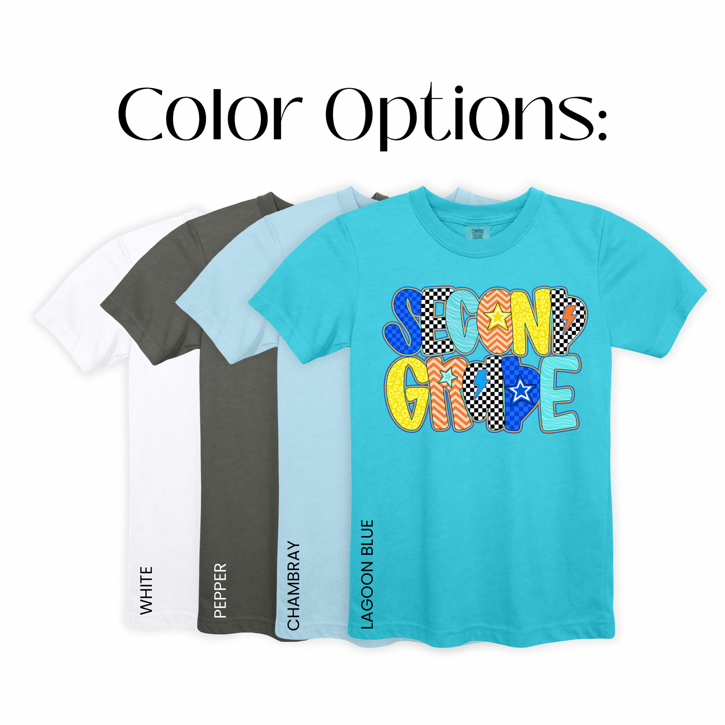 Not Blue About It Grade Levels - Comfort Colors