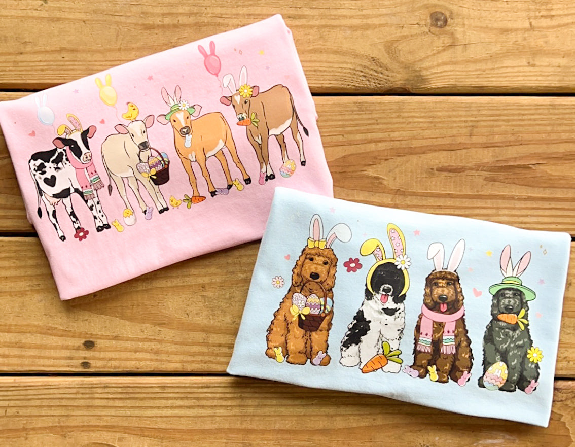 Easter Animals - Comfort Colors T-Shirts