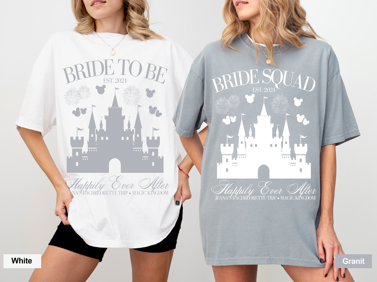 Custom Disney Inspired Bachelorette T-Shirts