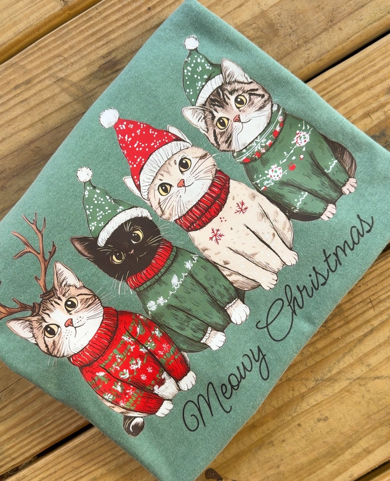 Meowy Christmas - Comfort Colors