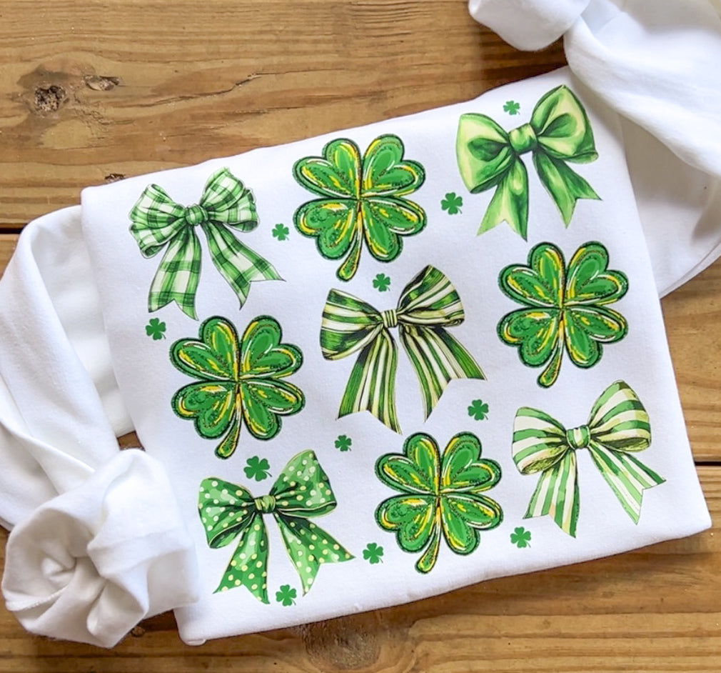 Bow & Clover Collage