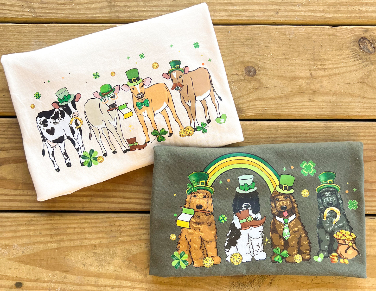 Goldendoodle St. Patrick’s Day - Comfort Colors