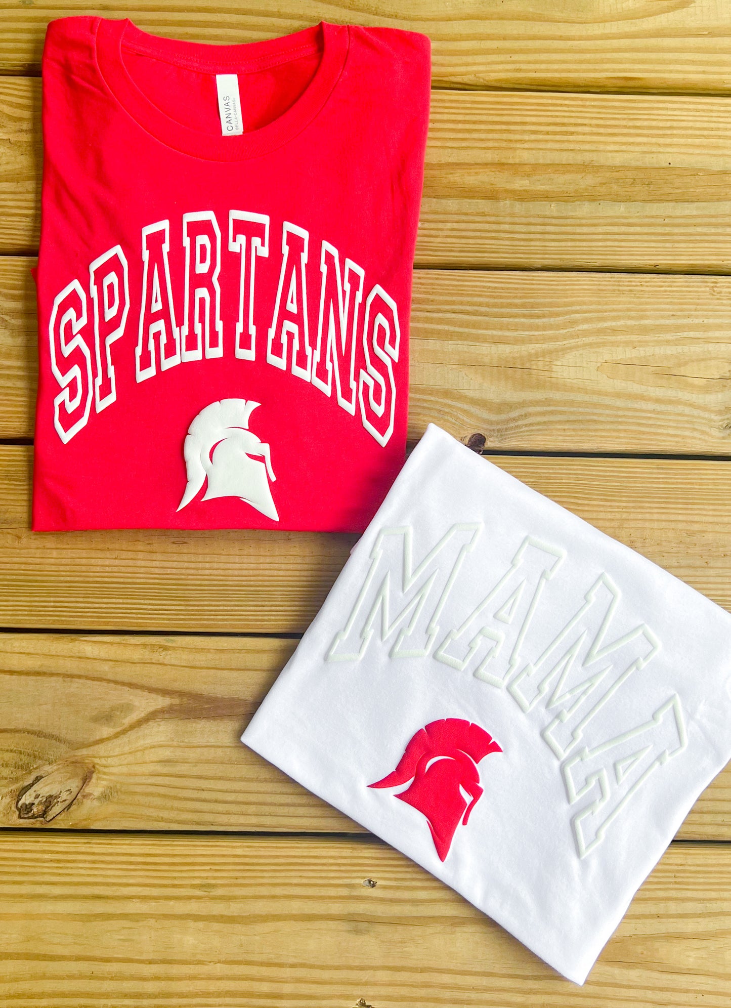 3D Puff Spartans T-Shirt