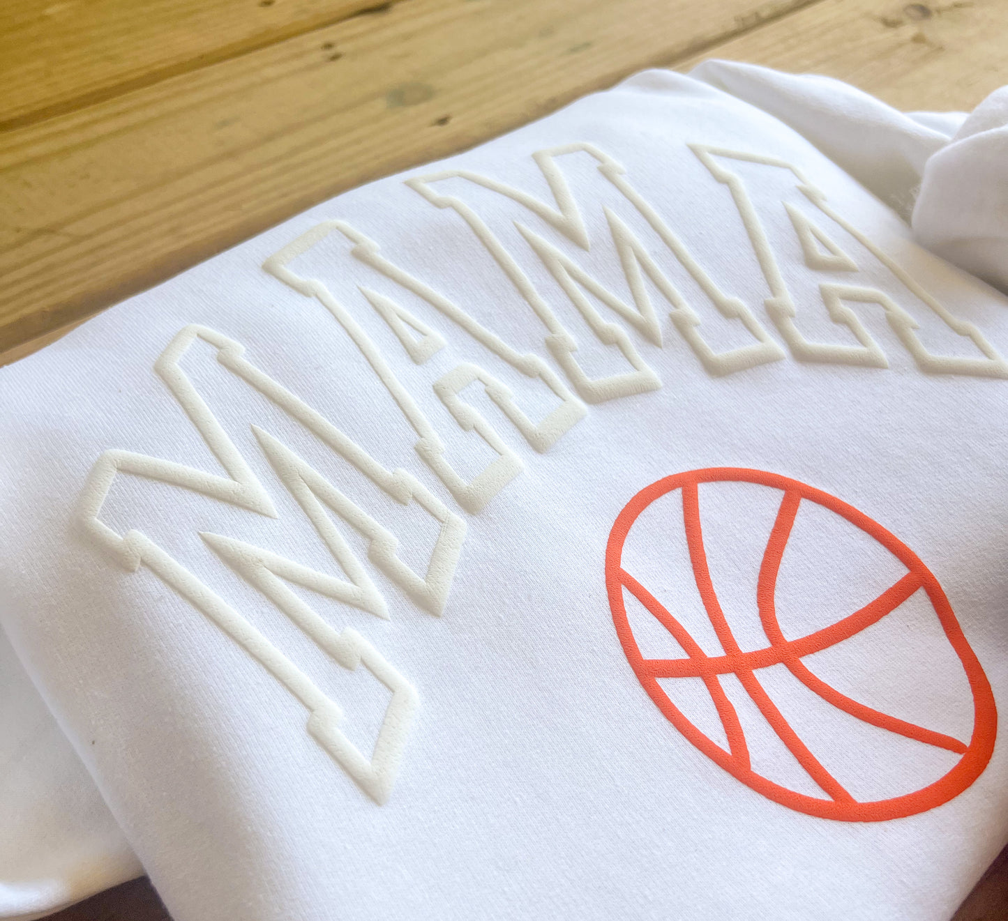 3D Puff Basketball Mom/Mama Sweatshirt