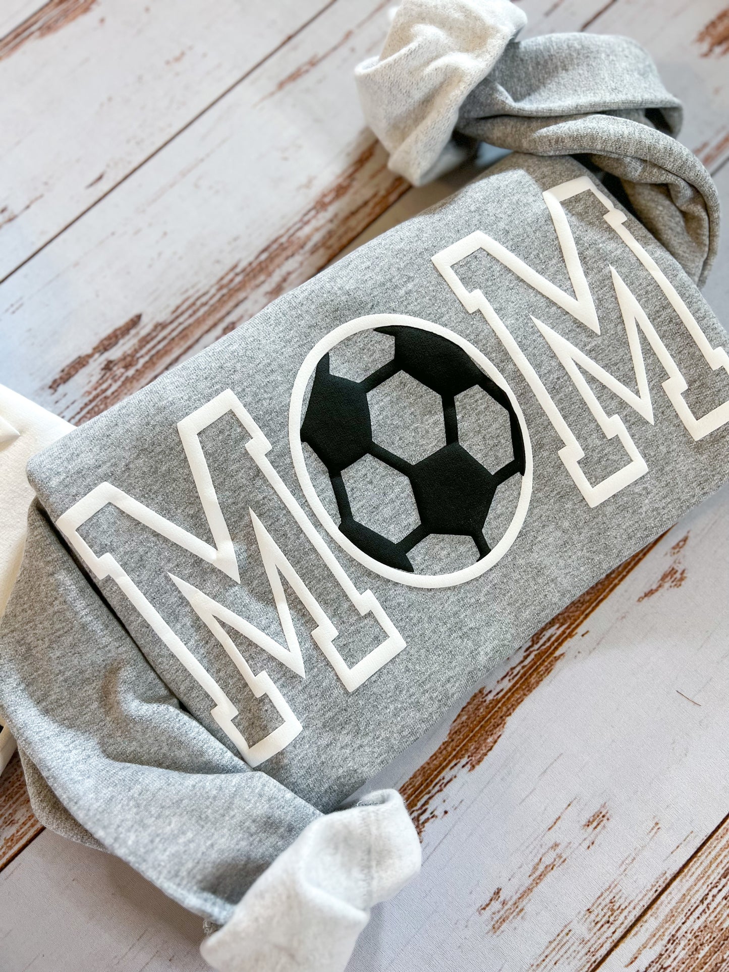3D Puff Soccer Mom/Mama Sweatshirt