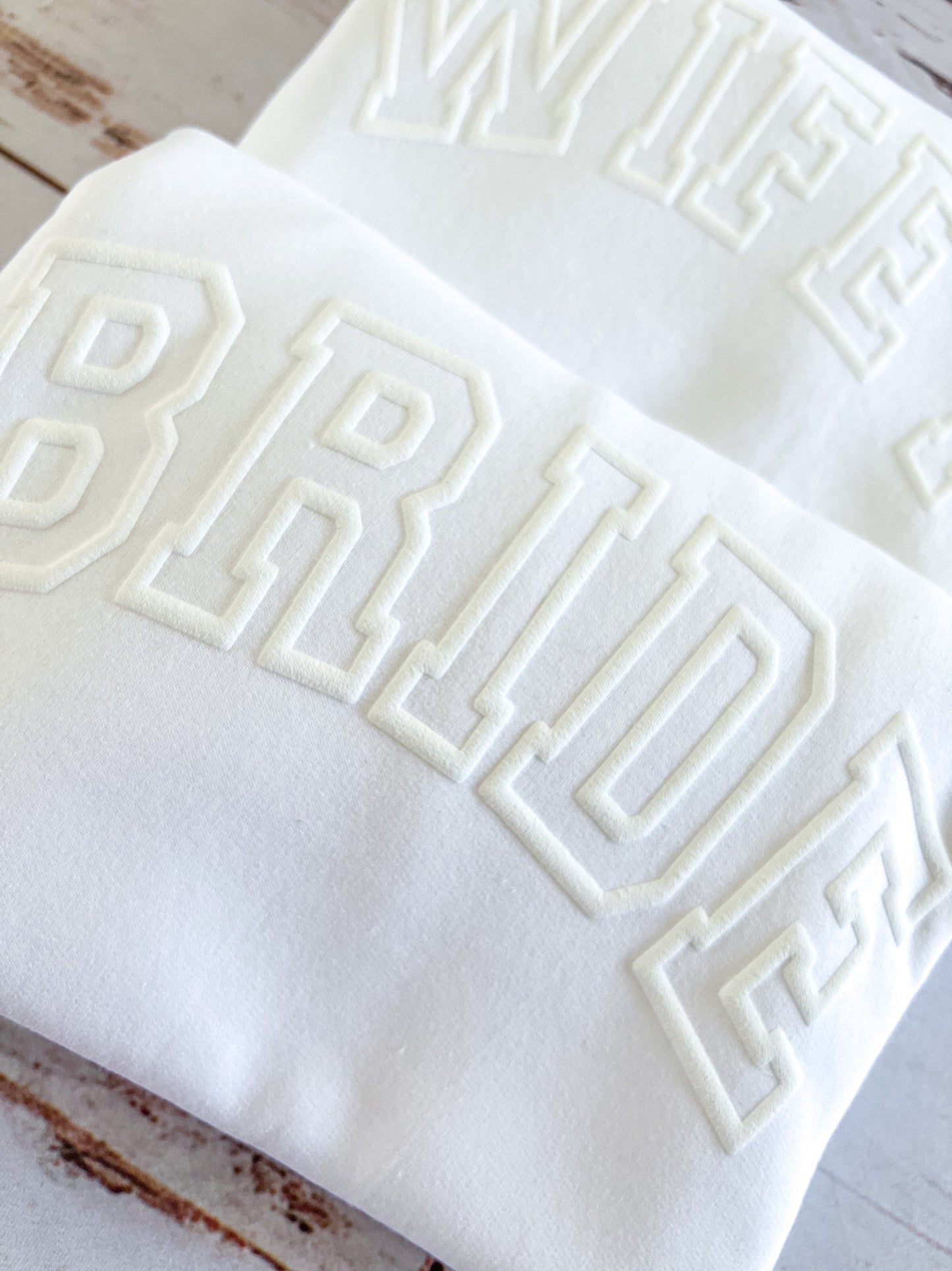 Monochrome Bridal Sweatshirt