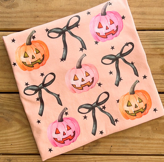 Preppy Jack O Lantern Collage - Comfort Colors