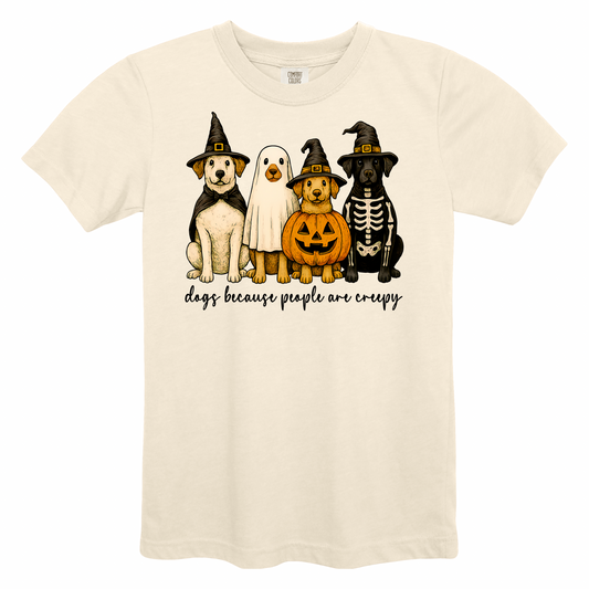 Dogs Because People Are Creepy (Ivory) - Comfort Colors
