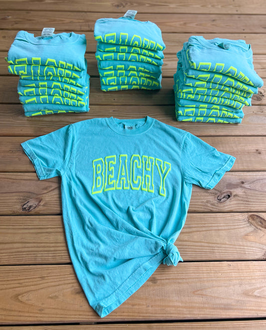3D Puff Comfort Colors Beachy T-Shirt