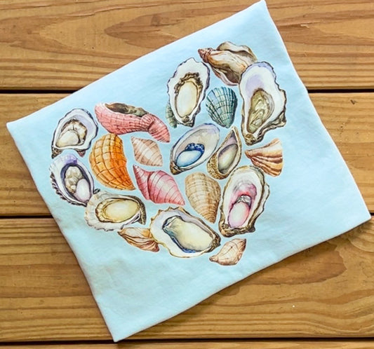 Sea Shell Heart - Comfort Colors
