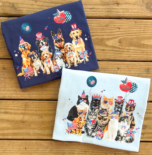 Patriotic Pets - Comfort Colors T-Shirts