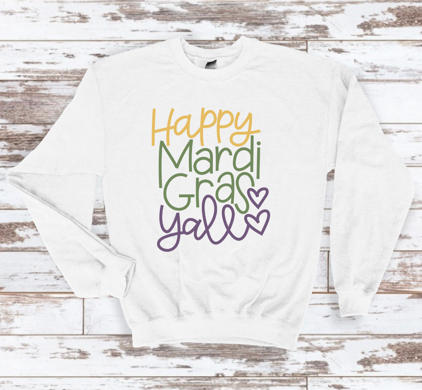 Happy Mardi Gras Yall Sweatshirt