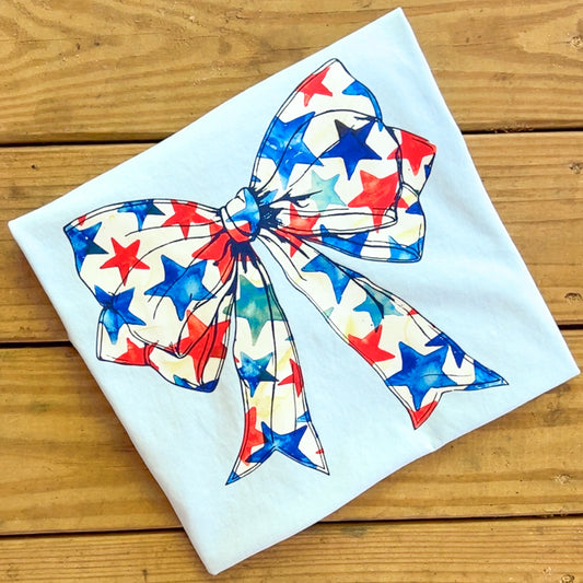 Star Pattern Bow - Comfort Colors