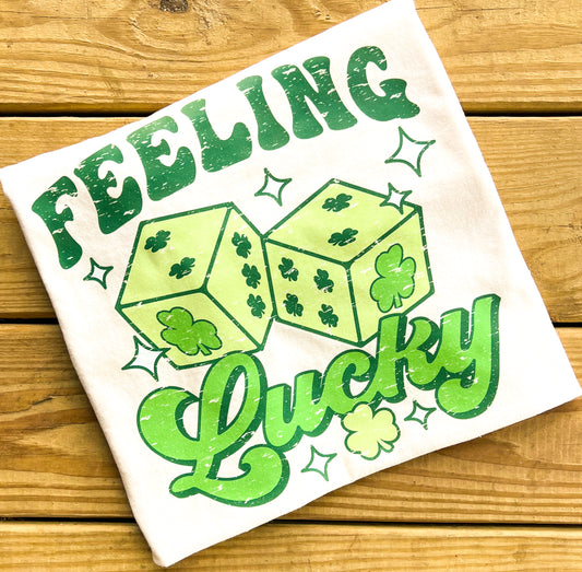 Feeling Lucky Dice - Comfort Colors T-Shirt