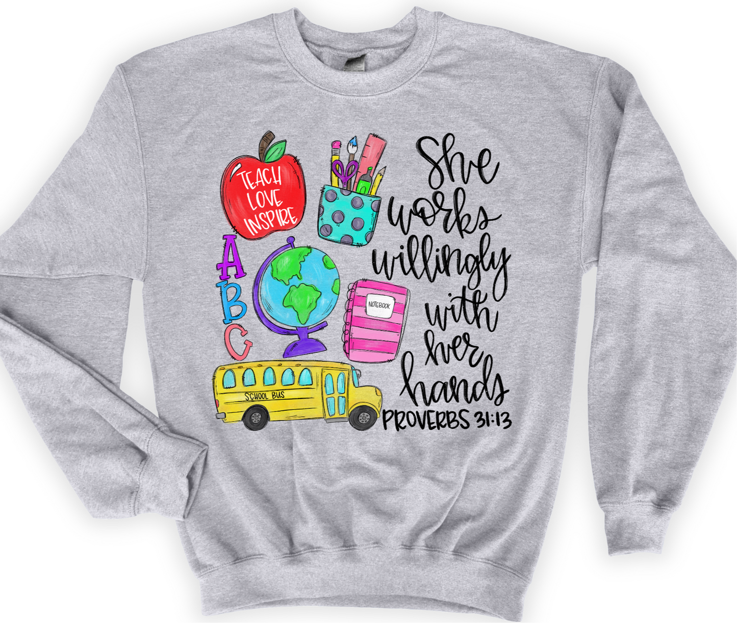 Proverbs 31:13 Grade School Teacher