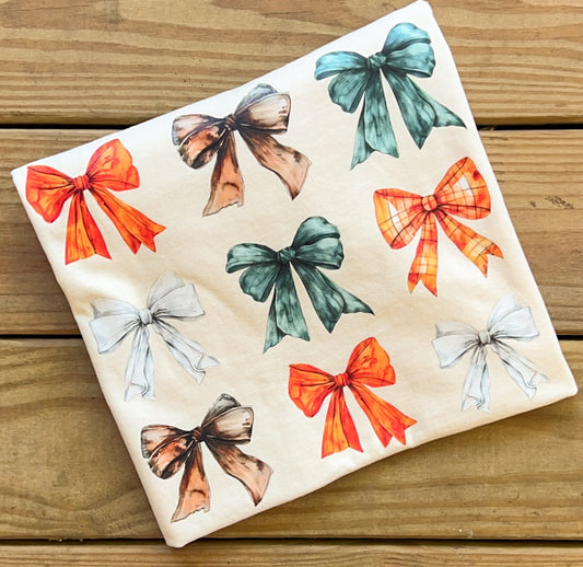 Fall Coquette Bows - Comfort Colors