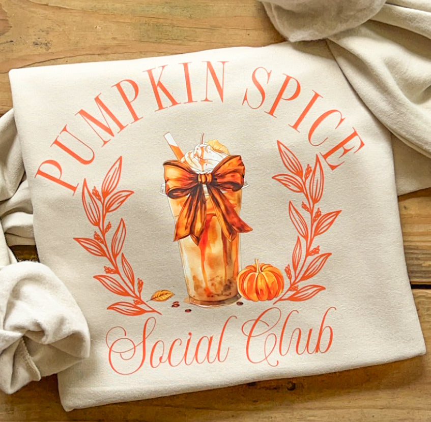 Pumpkin Spice Social Club - Sweatshirt