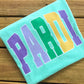 Pastel Varsity Pardi T-Shirt - Comfort Colors