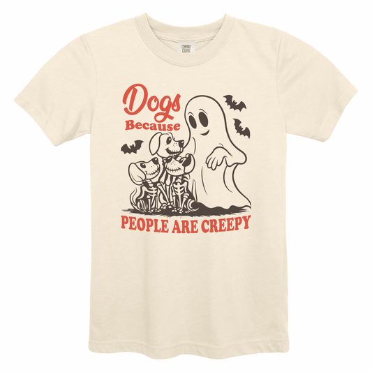 Retro Dogs Because People Are Creepy - Comfort Colors
