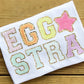 Faux Chenille Patch Eggstra