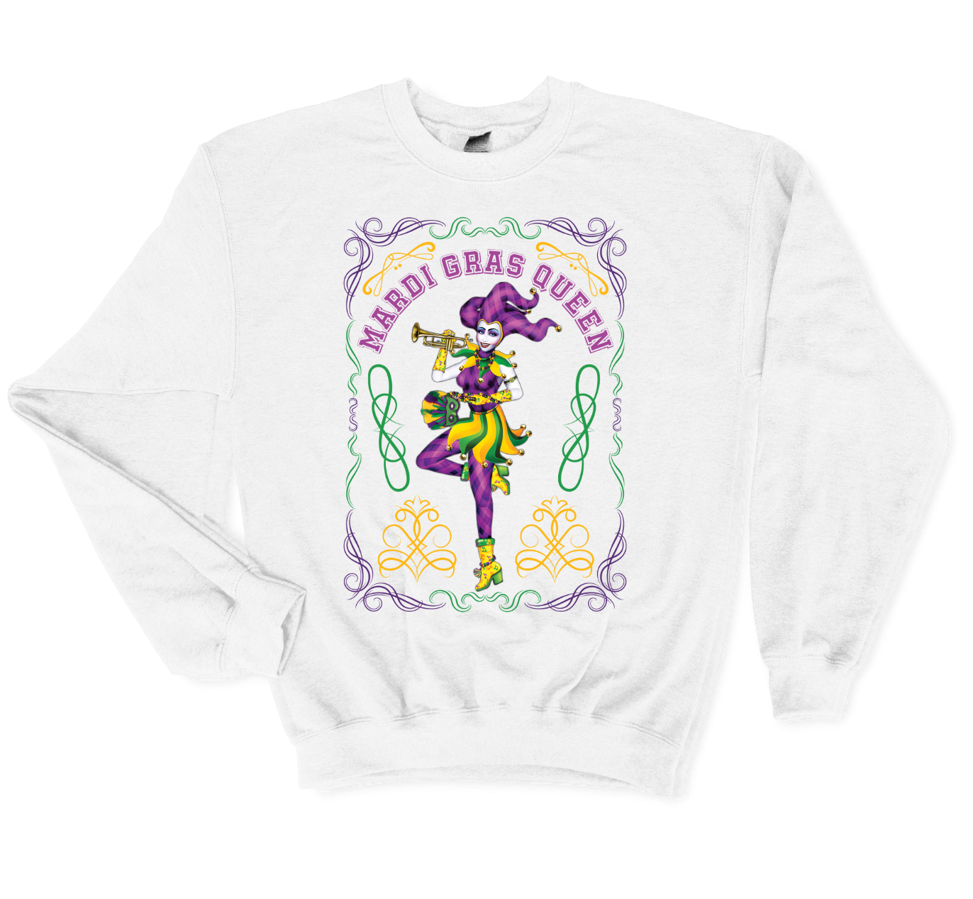Mardi Gras Queen Sweatshirt