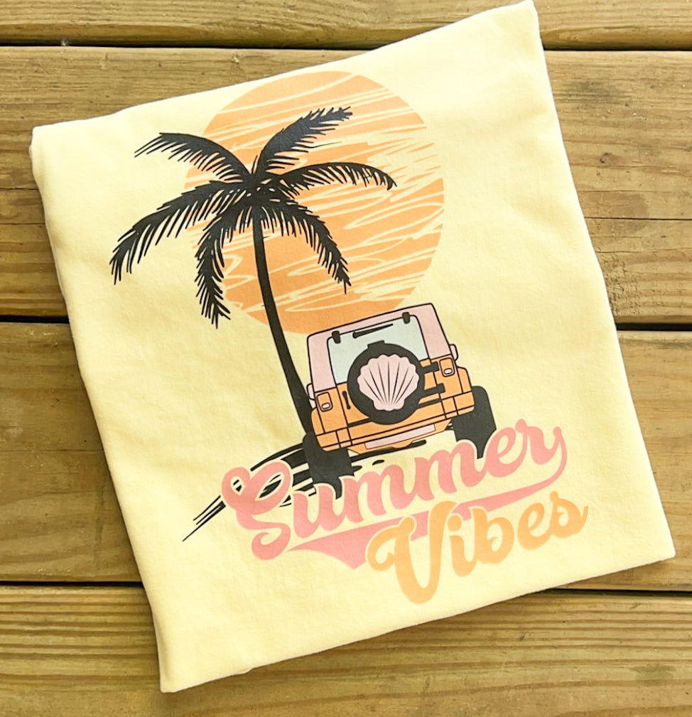 Summer Vibes Jeep - Comfort Colors