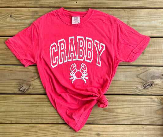 3D Puff Comfort Colors Crabby T-Shirt