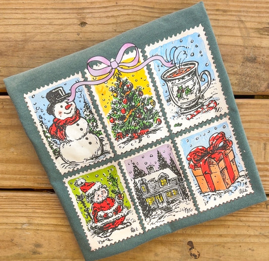 Sketched Christmas Stamps - Comfort Colors