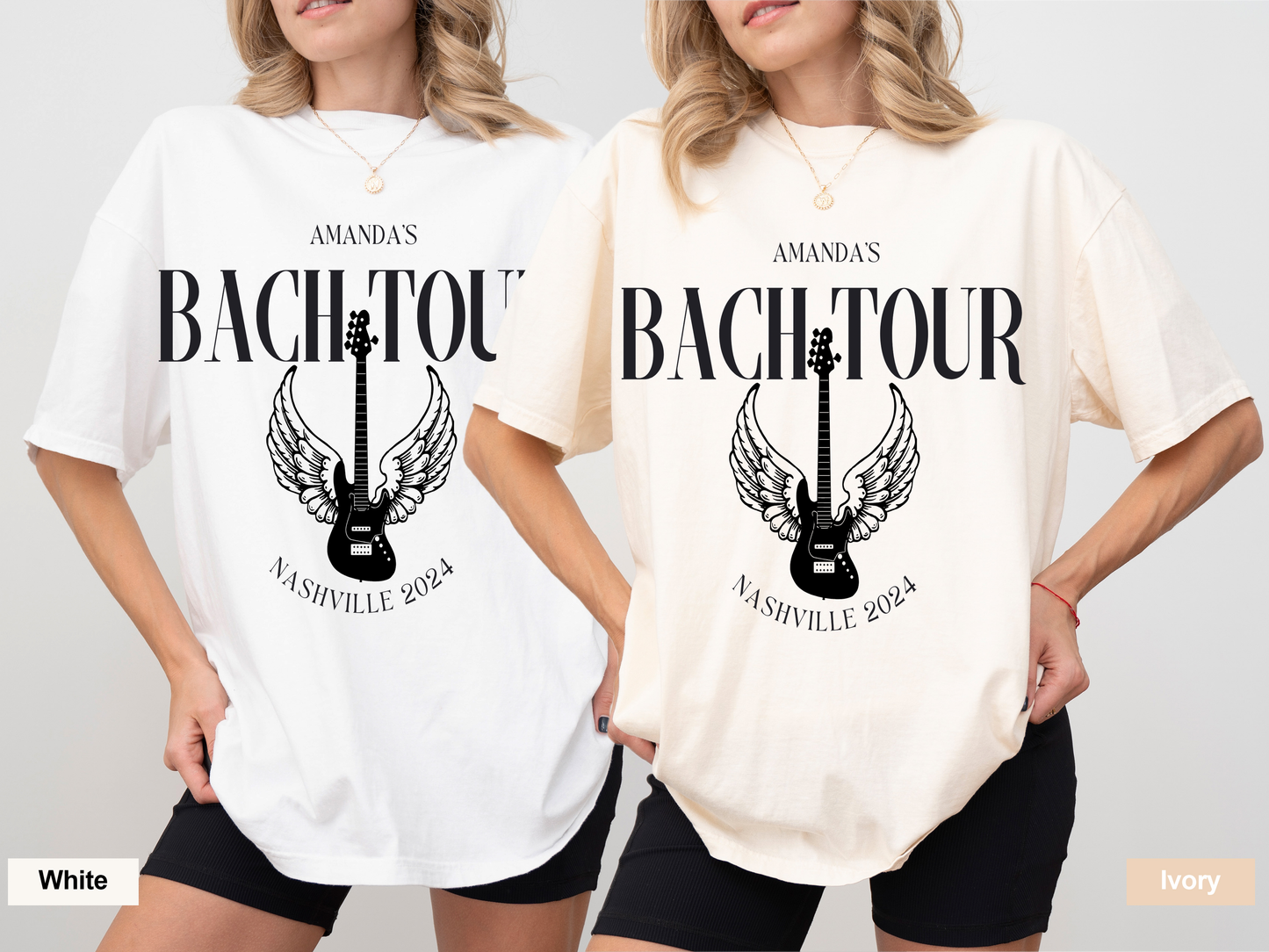 Custom Bach Tour Themed Bachelorette T-Shirts