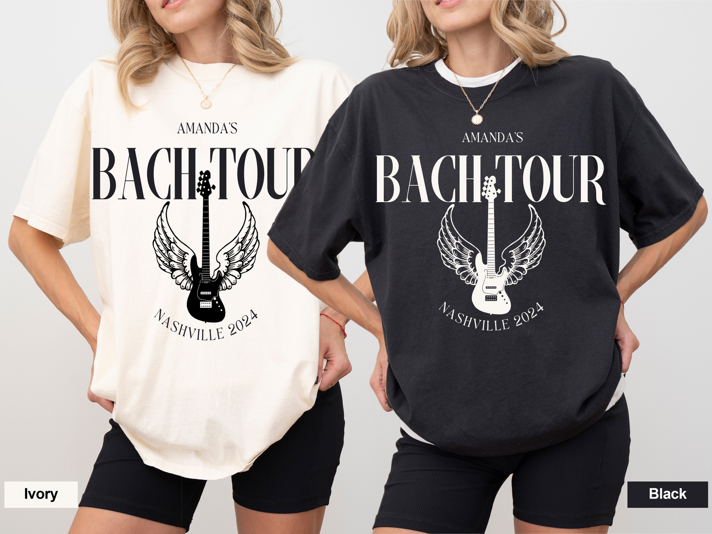 Custom Bach Tour Themed Bachelorette T-Shirts
