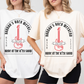 Custom Rock n Roll Themed Bachelorette T-Shirts