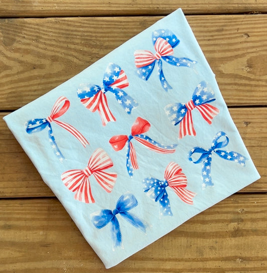 Watercolor Bows Collage - Comfort Colors