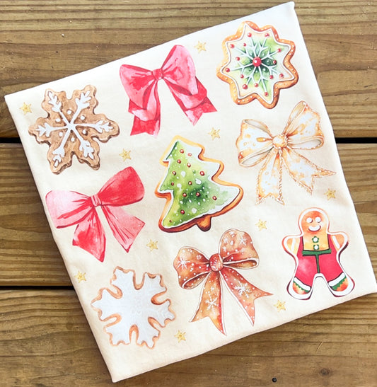 Christmas Cookie Baking Collage - Comfort Colors